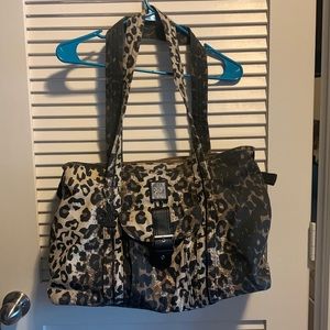 Cheetah print travel bag